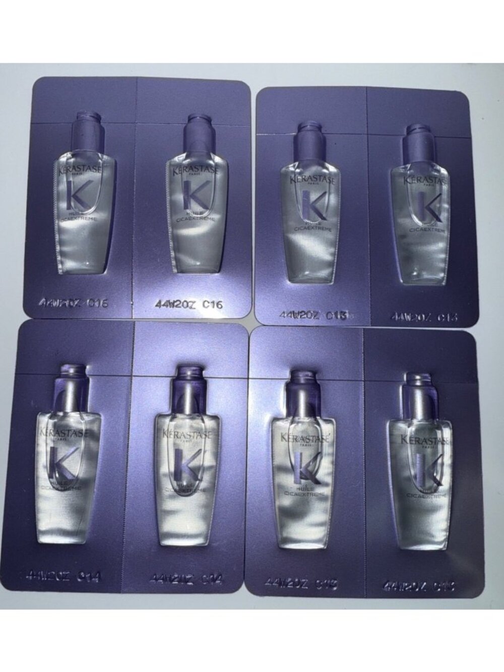 Kérastase Blond Absolu Huile Cicaextreme Hair Oil Samples Lot of 8 Foils NEW - Picture 2 of 3